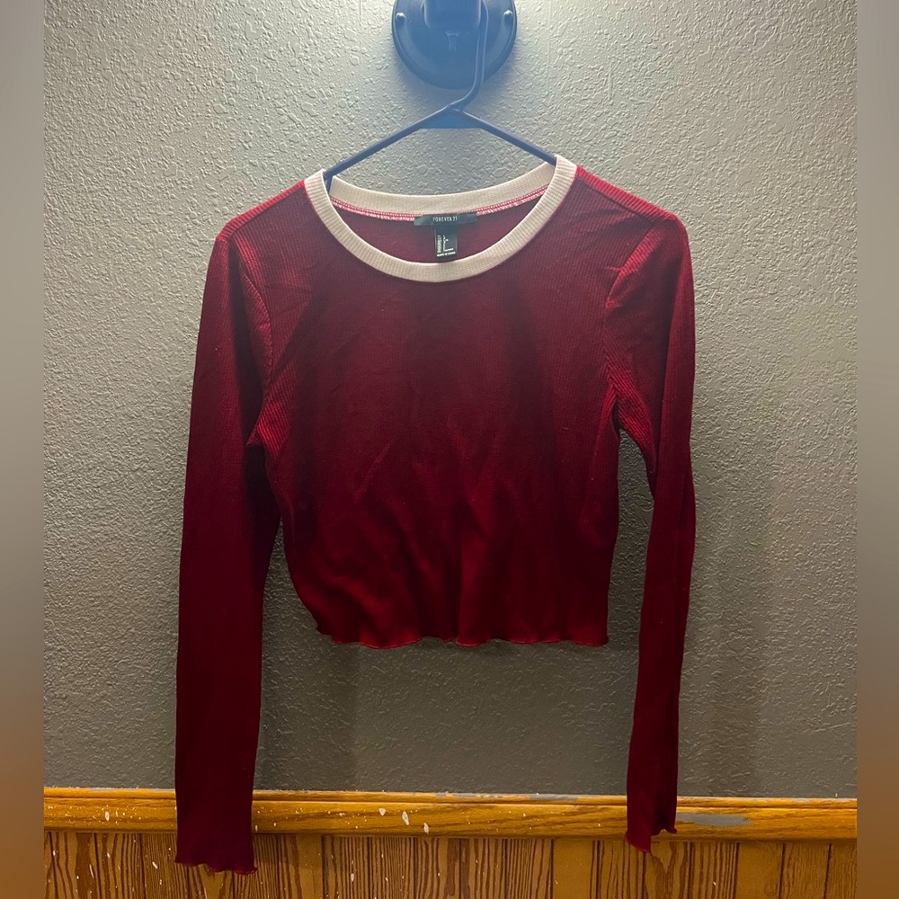 Forever 21 Cropped Long Sleeve